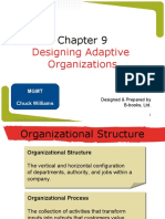 Chapter 9 - Designing Adaptive Organizations