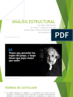 Clase Analisis Estructural Teorema de Castigliano