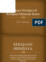 Kerajaan Sriwijaya & Kerajaan Mataram Kuno