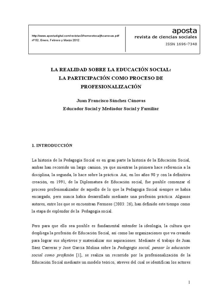 La Importancia de La Educacion Social PDF | PDF | Pedagogía | Desempleo