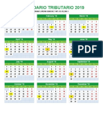 Calendario Anual 2019