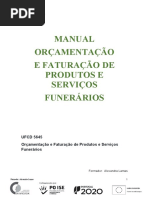 UFCD 5645 Orçamentação e faturação de produtos e serviços funerários