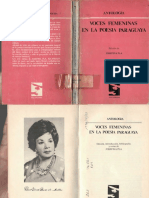 Pla, Josefina (Ed.) (1982) Voces Femeninas en La Poesía Paraguaya