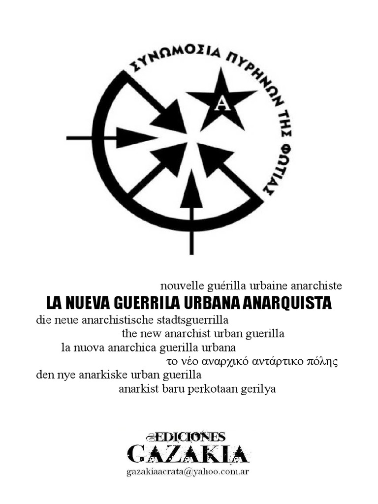 La Nueva Guerrilla Urbana Anarquista PDF Anarquismo Rebeliones