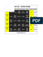 Focus T25 - Alpha Phase 1 2 3 4 5: Cardio SPEED 1.0 Total Body Circuit