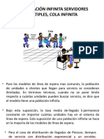 5.5 Población Infinita Servidores Multiples, Cola Infinita