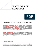 Mezcla y Linea de Productos