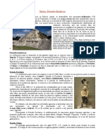 Períodos históricos de los Mayas