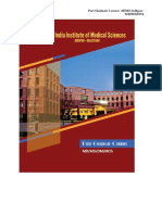 Post Graduate Courses in AIIMS Jodhpur