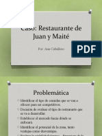 Caso - Restaurante Juan y Maité