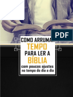 2014 - Mini Curso Como arrumar tempo para ler a Bíblia com poucos ajustes no tempo do dia a dia.pdf
