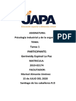 Historia y funciones de la psicología industrial