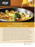 Groundnut Oils Raising A Toast To Healthy Living!: Comparative Testing Comparative Testing