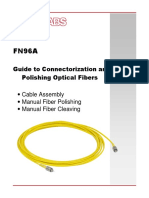 Guide To Connectorization and Polishing Optical Fibers Cable Assembly - Manual Fiber Polishing - Manual Fiber Cleaving