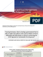 Governance and Fiscal Management: The Philippine Context