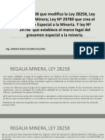 Regalia Minera Ley 29788 PDF