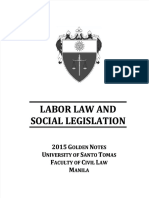Golden Notes - Labor Law PDF