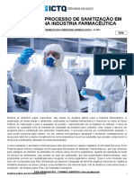 ICTQ - Validação Do Processo de Sanitização em Salas Limpas Na Indústria Farmacêutica