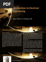 Introduction To Electrical Engineering: - Engr. Homer O. Principe, PEE