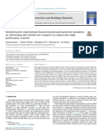 Nondestructive Experimental Characterization and Numerical Simulation on Self-Healing and Chloride Ion Transport in Cracked Ultra-High Performance Concrete