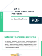 Tema II - Estados Financieros Proforma