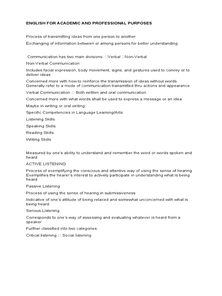 English For Academic and Professional Purposes | PDF