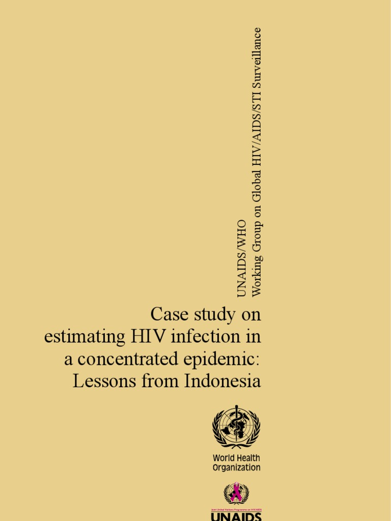 Case Study On Estimating HIV Infection in A Concentrated Epidemic ...