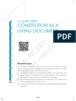 Constitution As A Living Document: Chapter Nine