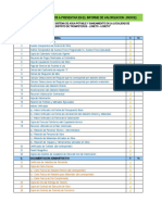 Indice Del Informe de Valorizacion