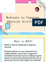 Moderate To Vigorous Physical Activities