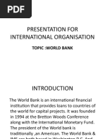 WORLD BANK ppt