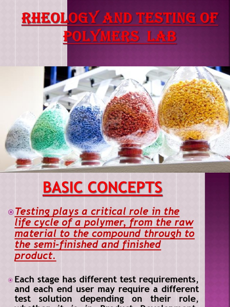 Polymer Rheology Testing Overview | PDF | Hardness | Strength Of Materials