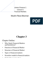 3 - Business Finance (Financial Markets) PDF