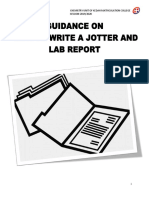 Example Jotter & Lab Report Writing PDF