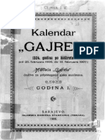 Kalendar Gajret 1906.godine