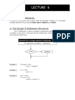 03 - Selection Statements (If, Switch)