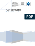 Guía para El Documento de Plan de Pruebas de Software