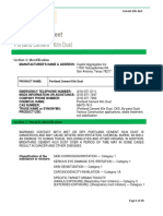 Safety Data Sheet Portland Cement Kiln Dust: Section 1: Identification