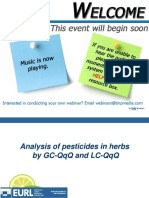 Analysis of Pesticides