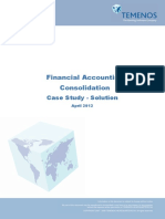 Financial Accounting Consolidation: Case Study - Solution