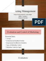 Marketing Management: Prepared and Presented By: Sarita Regmi (MBS-1 Section A) Tribhuvan University