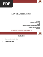 Law of Arbitration: National Law University Delhi