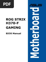 Rog Strix H370-F Gaming: BIOS Manual