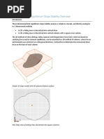 3D Limit Equilibrium Slope Stability