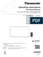 Operating Instructions: Functional Manual