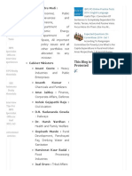 List of New Cabinet Ministers of India With Portfolios - PDF Download - Gr8AmbitionZ