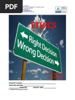 Fundamental Concepts in Ethics