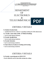 Department OF Electronics & Telecommunication