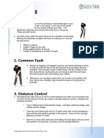 Golf Pitching-Checkpoints