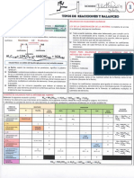 TALLER REACCIONES Y BALANCEO